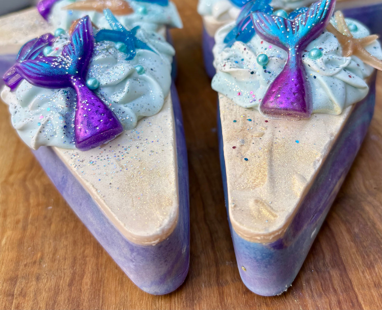 Maui Mermaid Cake Slice Artisan Soap