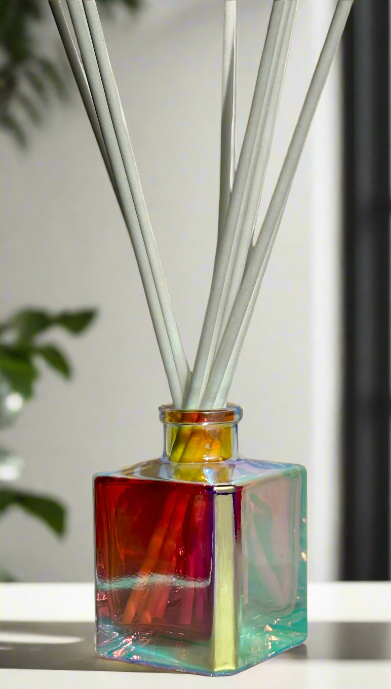 Prism Glass Cube Reed Diffuser - Tropical