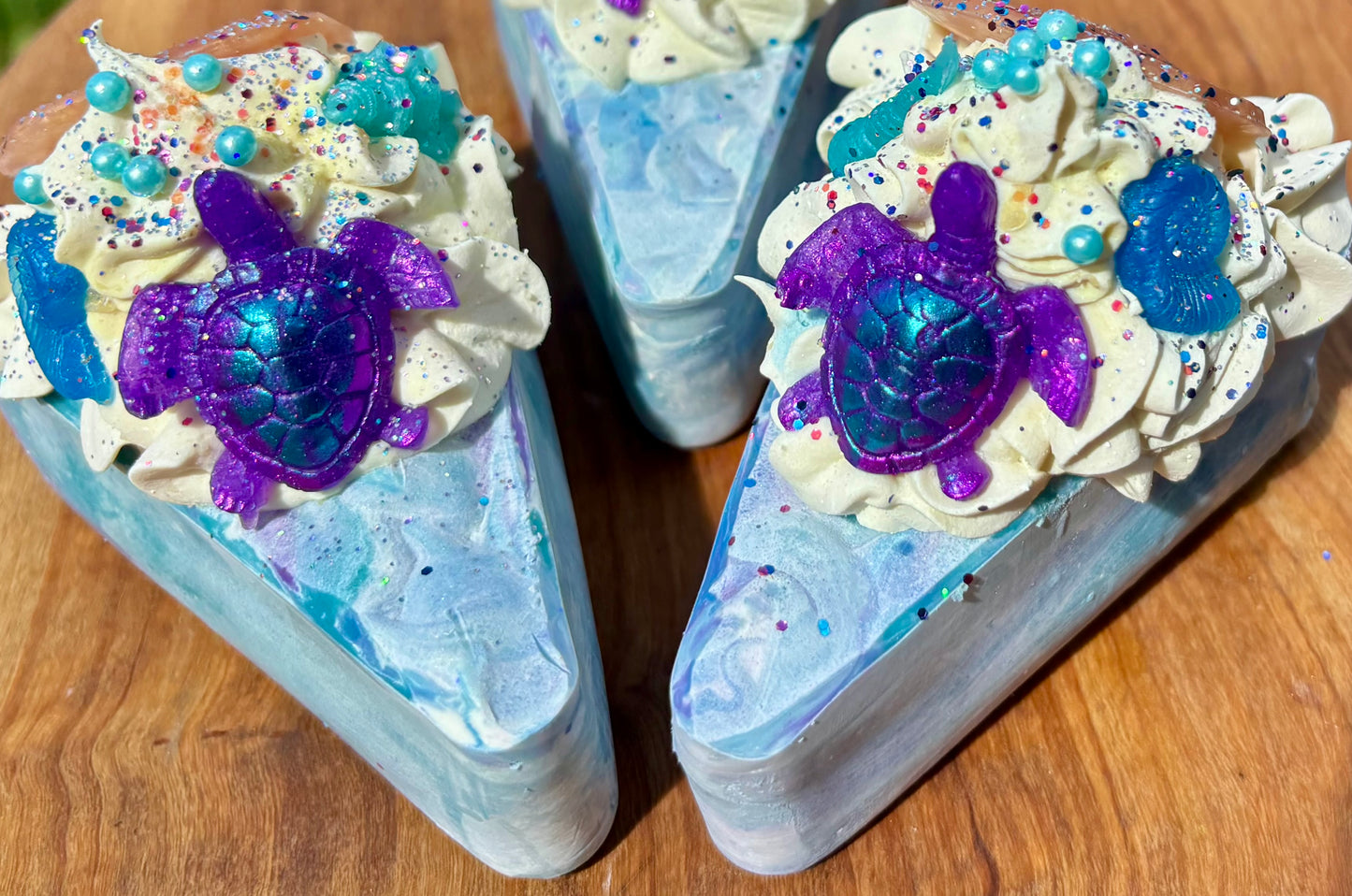 Ocean Life Cake Slice Artisan Soap