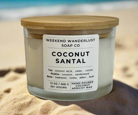 Coconut Santal | 3-Wick Apricot Coconut Candles