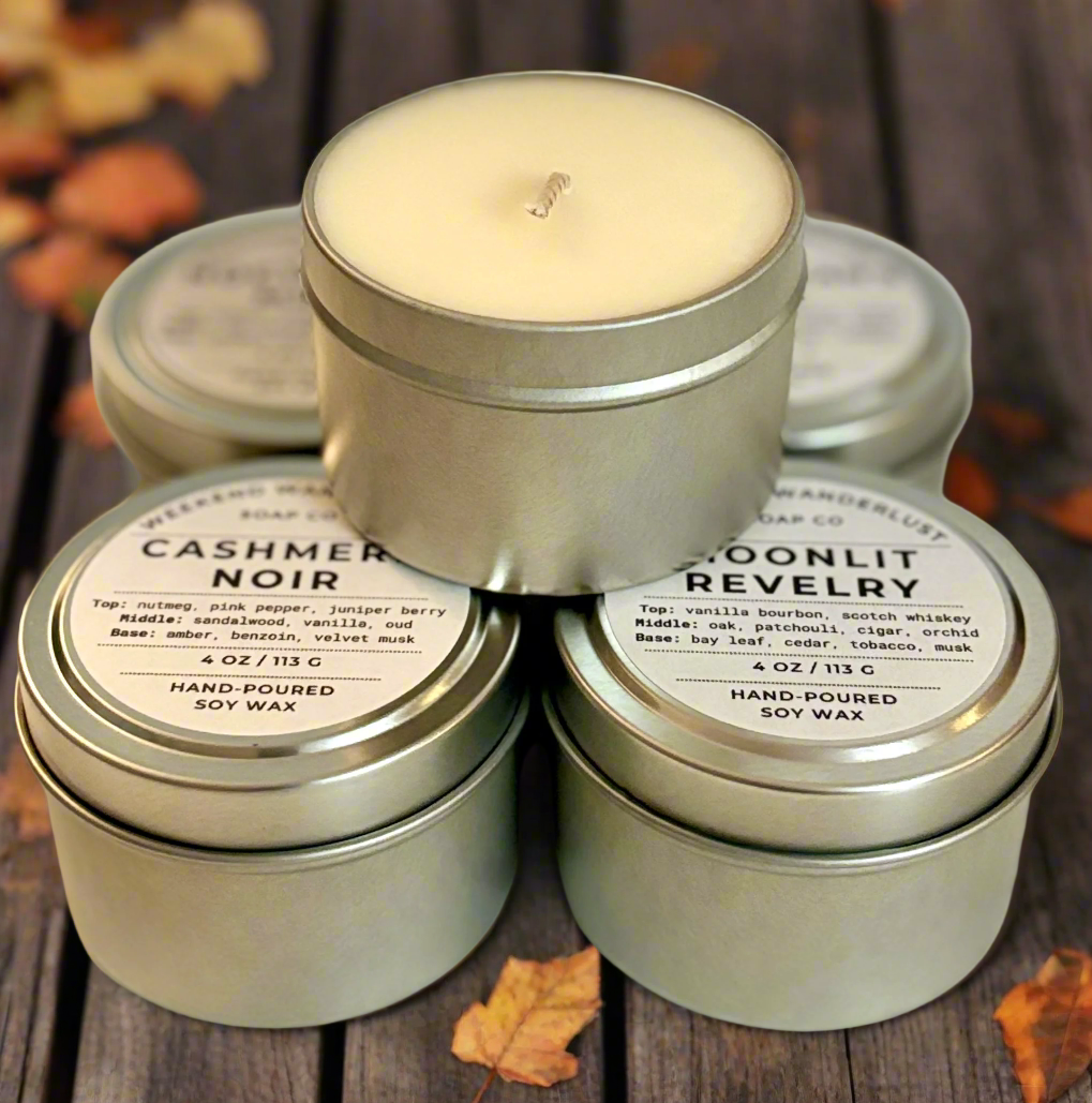 Travel Tin Soy Candles