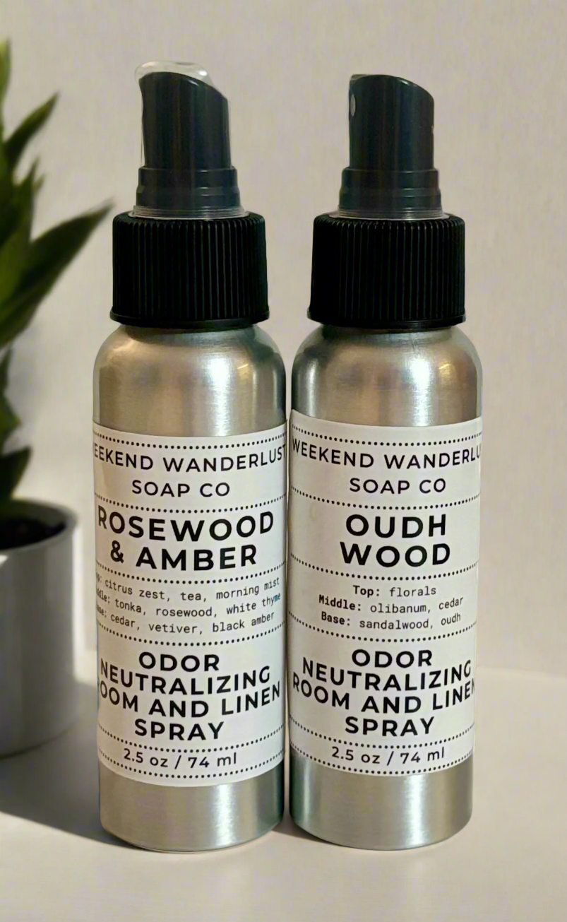 Room and Linen Spray - Odor Neutralizer - Classic Scents