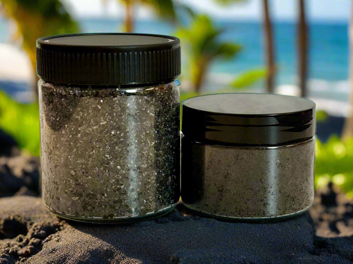 Hawaiian Black Lava Salt Body Scrub