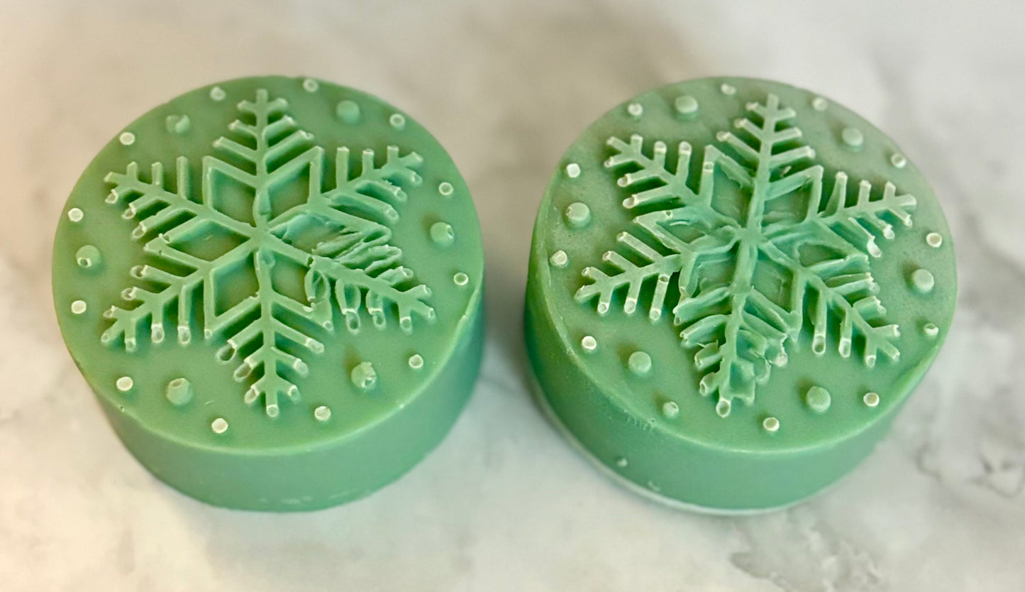Juniper Berry Snowflake Artisan Soap