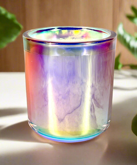 Guava Champagne | Mini Prism Tumbler Jar Coconut Apricot Wax Candles
