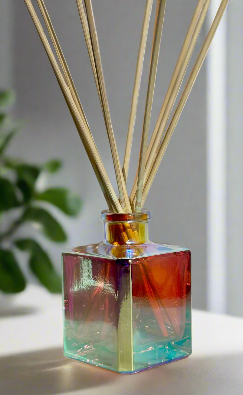 Prism Glass Cube Reed Diffuser - Tropical