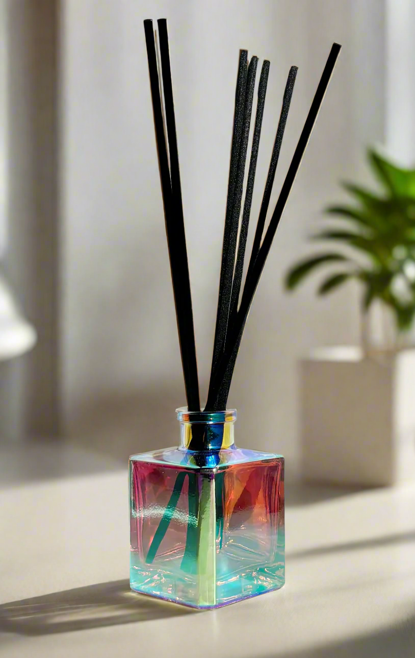 Prism Glass Cube Reed Diffuser - Tropical