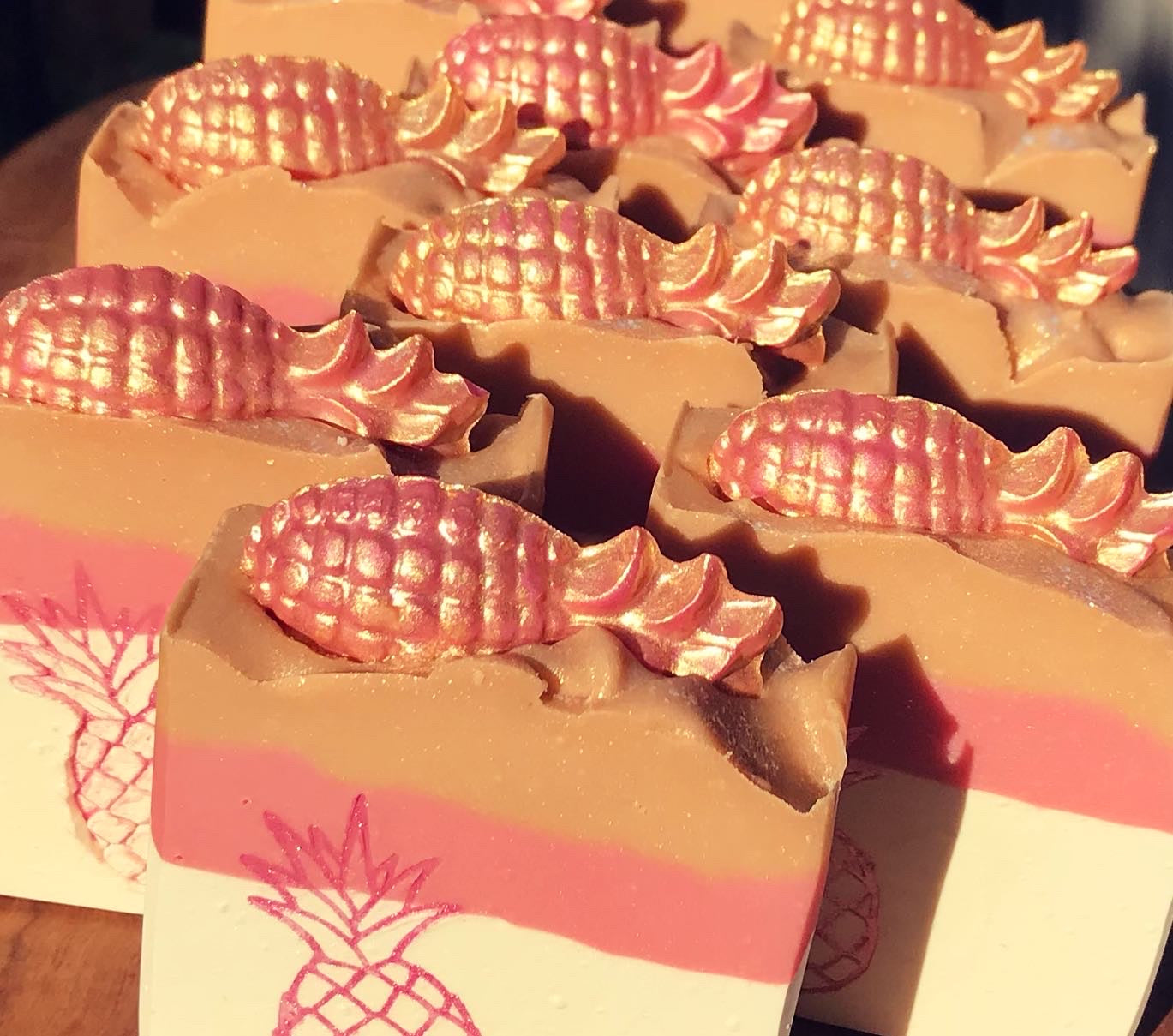 Pink Pineapple Smoothie Artisan Soap