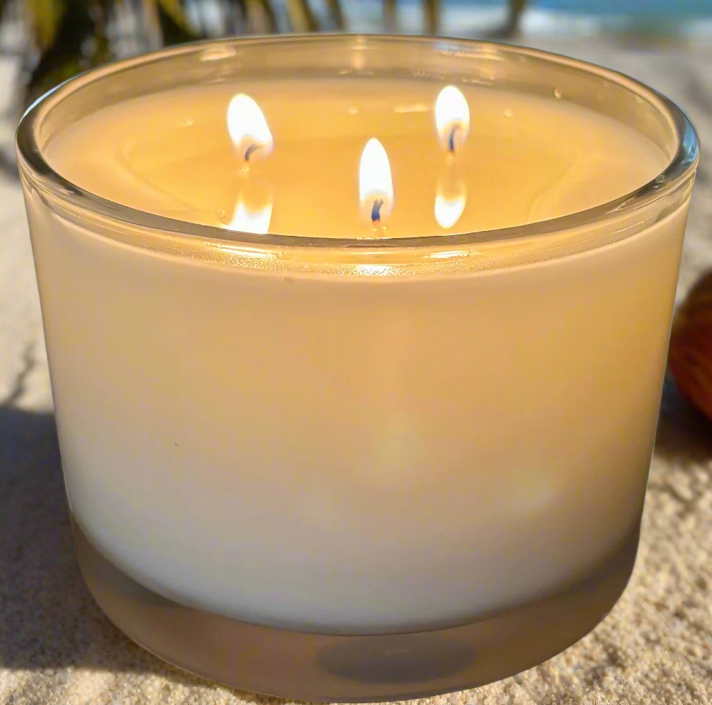 Coconut Santal | 3-Wick Apricot Coconut Candles