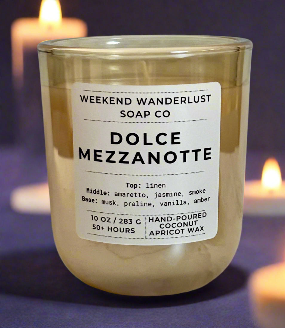 Dolce Mezzanotte | Coconut Apricot Tumbler Candles