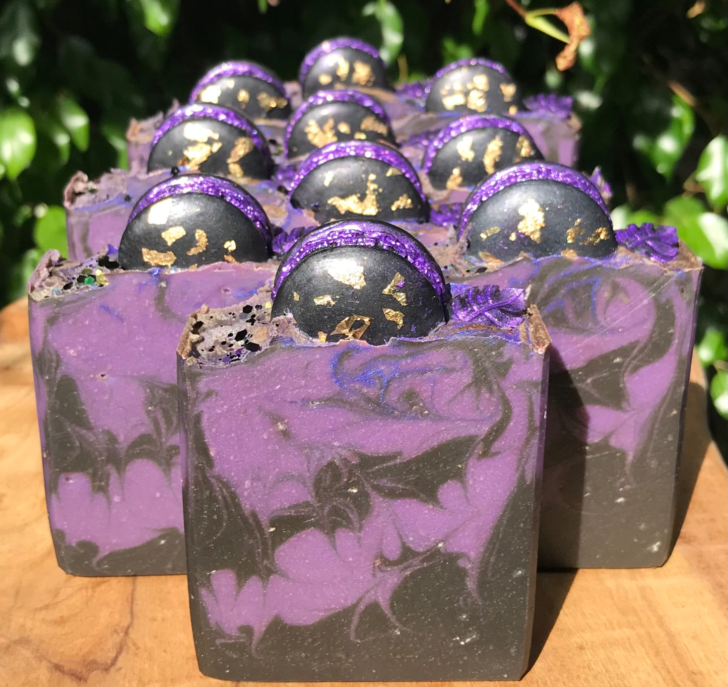 Midnight Blackberry Macaron Artisan Soap