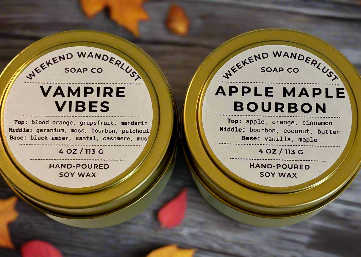 Travel Tin Soy Candles