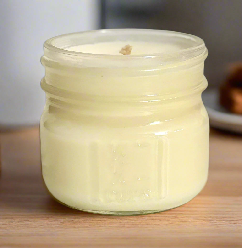 Danish Butter Cookie | Square Mason Jar Soy Candles