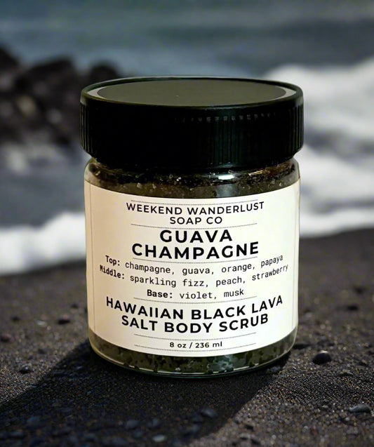 Hawaiian Black Lava Salt Body Scrub