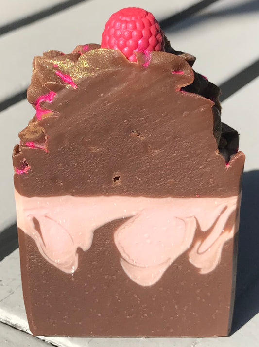 Raspberry Chocolate Truffle Artisan Soap
