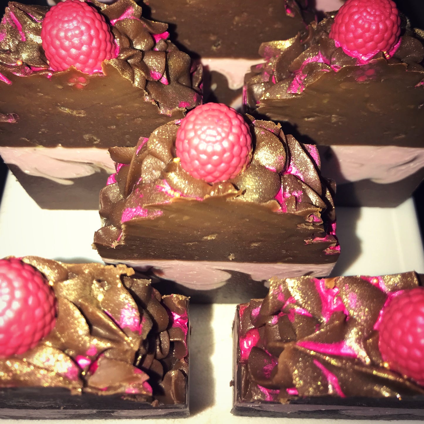 Raspberry Chocolate Truffle Artisan Soap