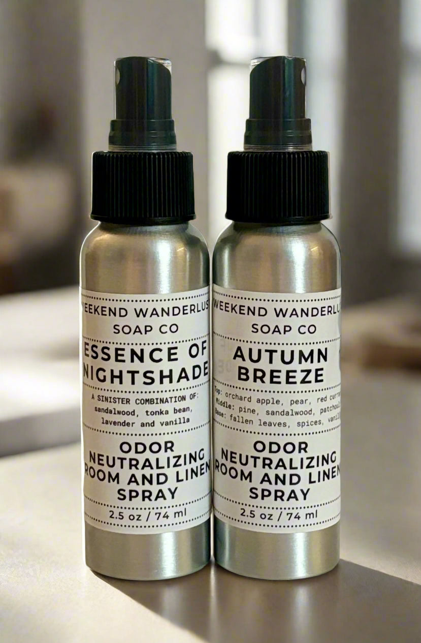 Room and Linen Spray - Odor Neutralizer - Autumn Scents