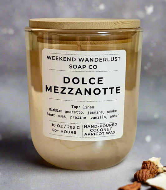 Dolce Mezzanotte | Coconut Apricot Tumbler Candles