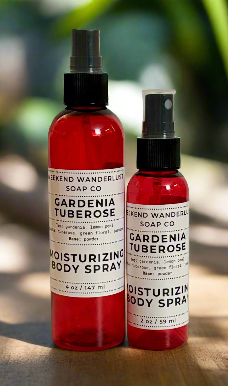 Moisturizing Body Spray Mist - Summer Fragrances