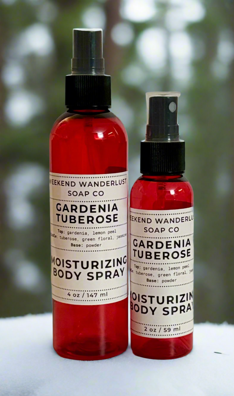 Moisturizing Body Spray Mist - Winter Fragrances