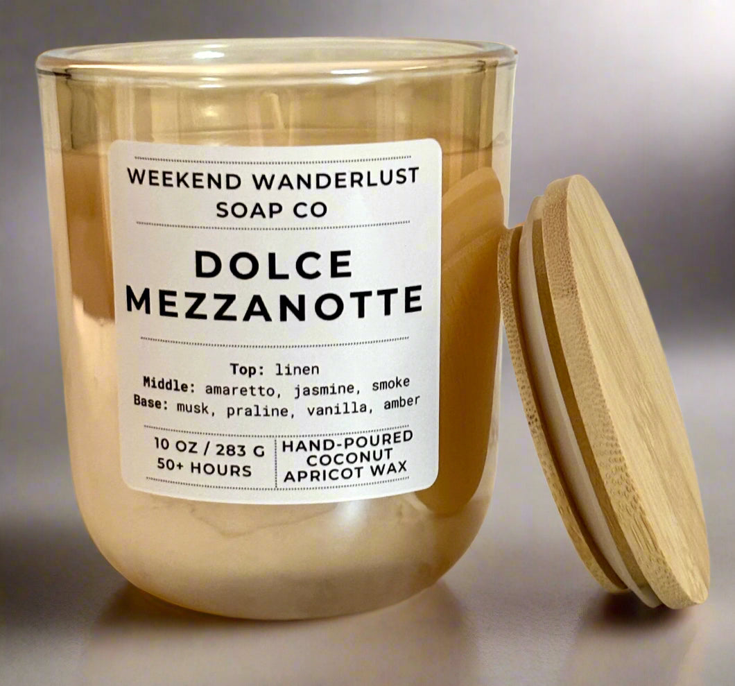 Dolce Mezzanotte | Coconut Apricot Tumbler Candles
