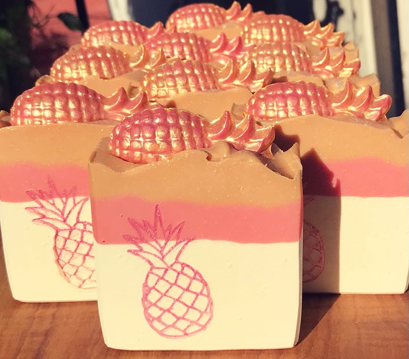 Pink Pineapple Smoothie Artisan Soap