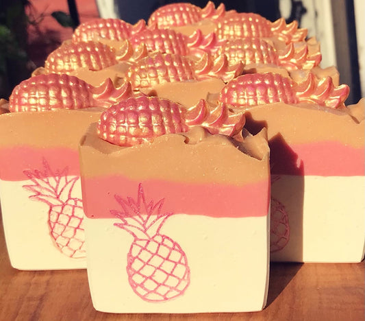 Pink Pineapple Smoothie Artisan Soap