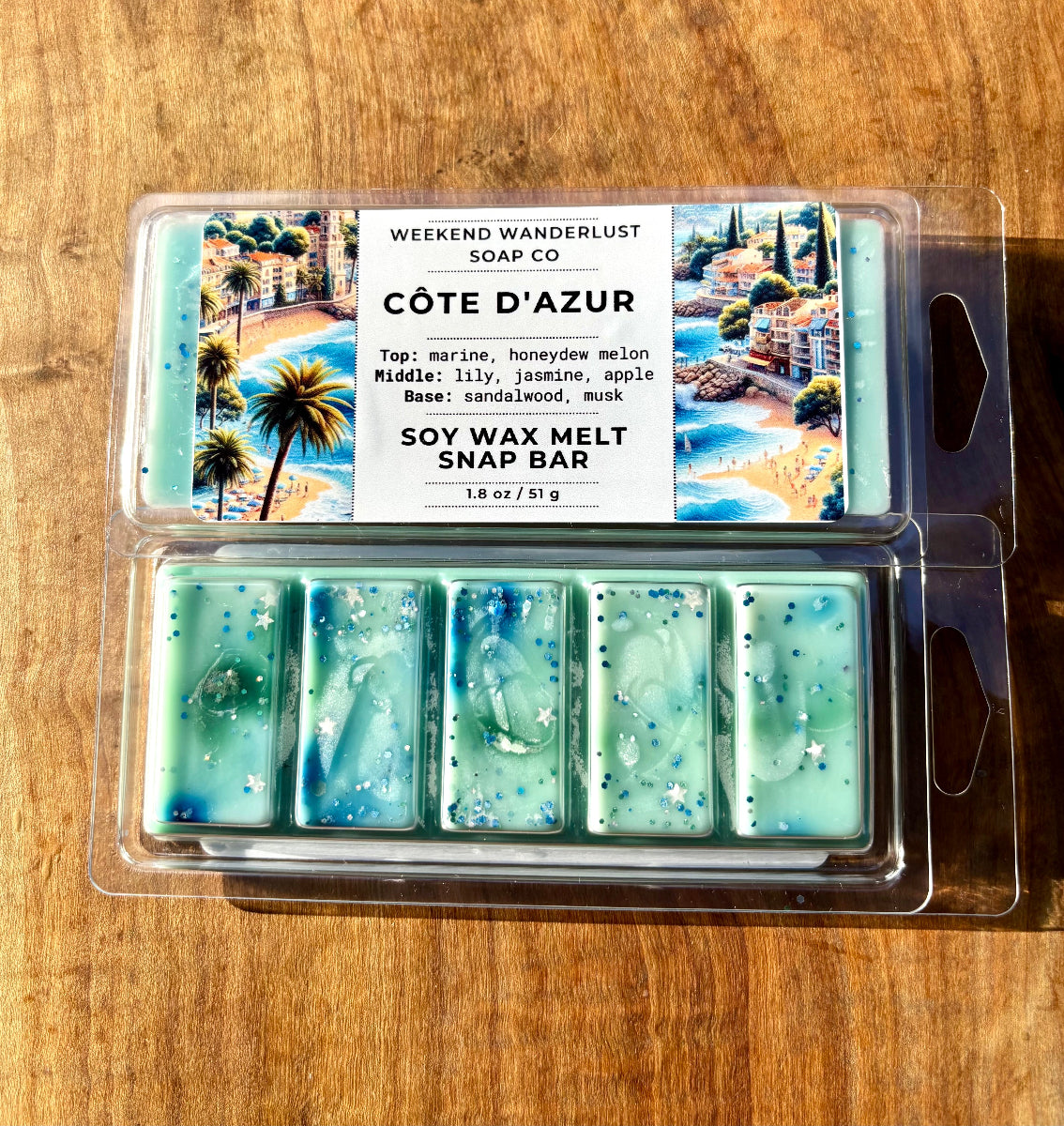 Soy Wax Sparkle Snap Bars