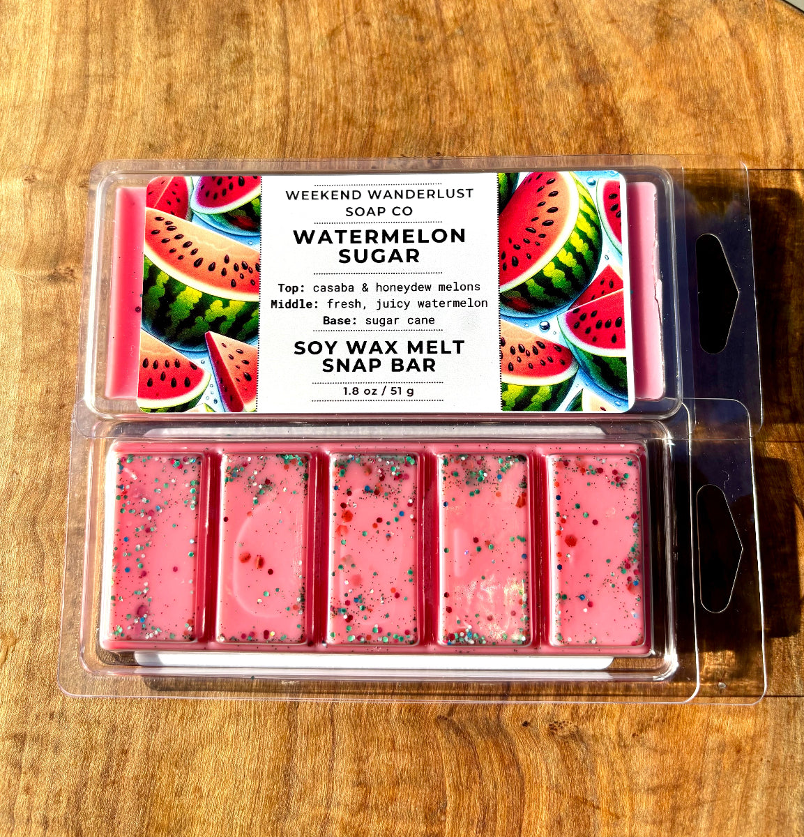 Soy Wax Sparkle Snap Bars