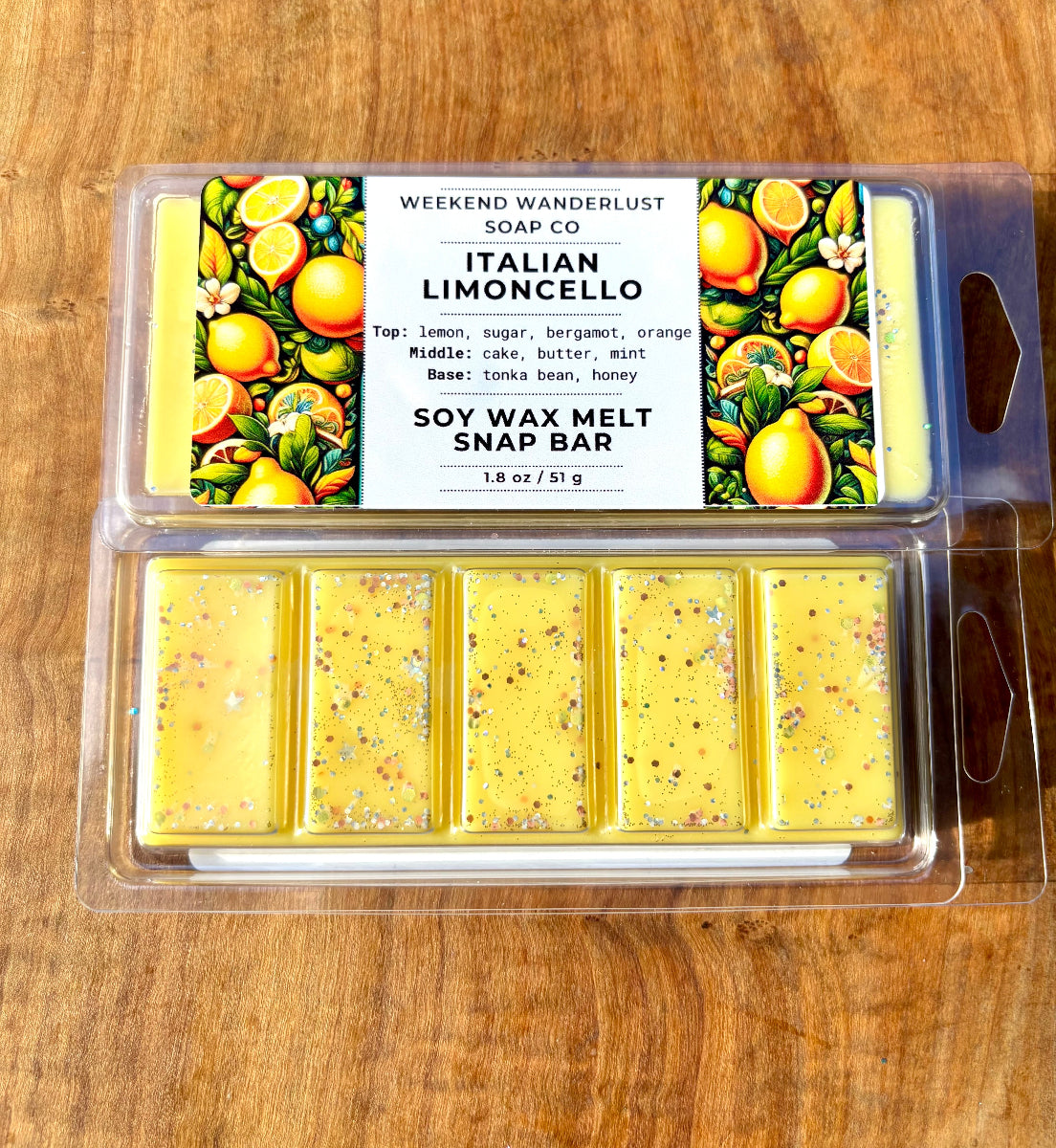 Soy Wax Sparkle Snap Bars