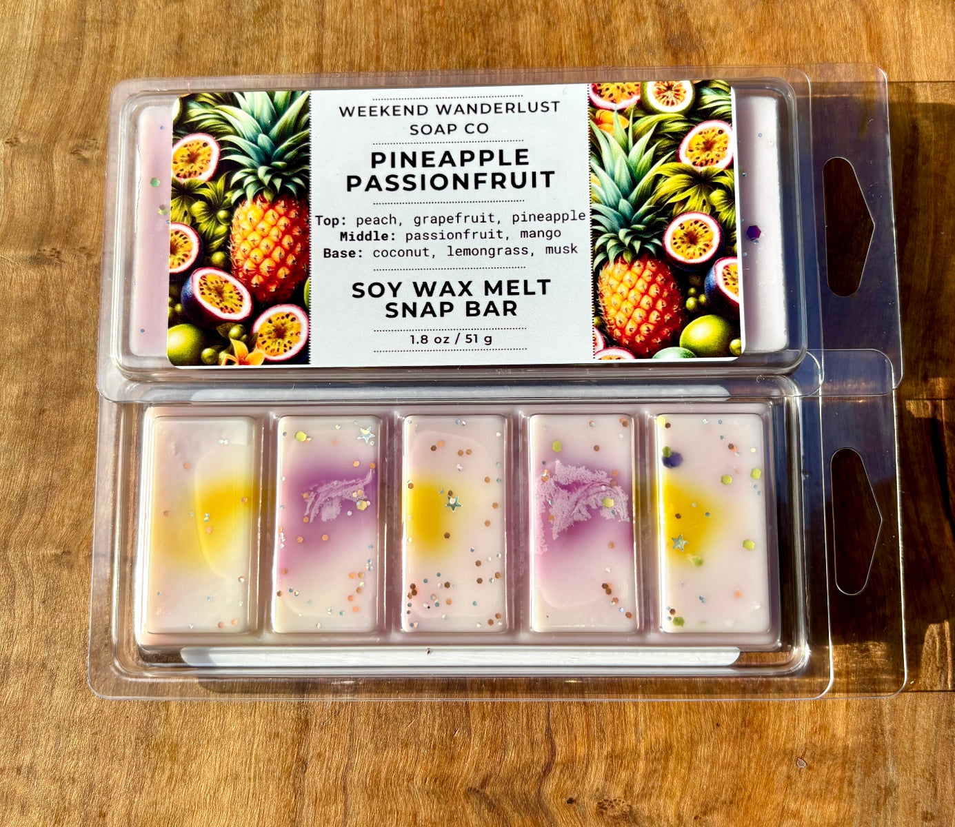 Soy Wax Sparkle Snap Bars