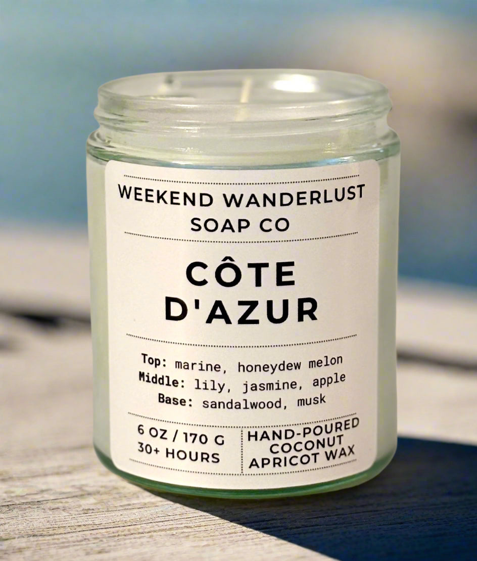 Côte d'Azur candle