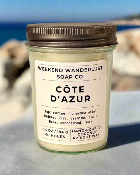 Côte d'Azur candle