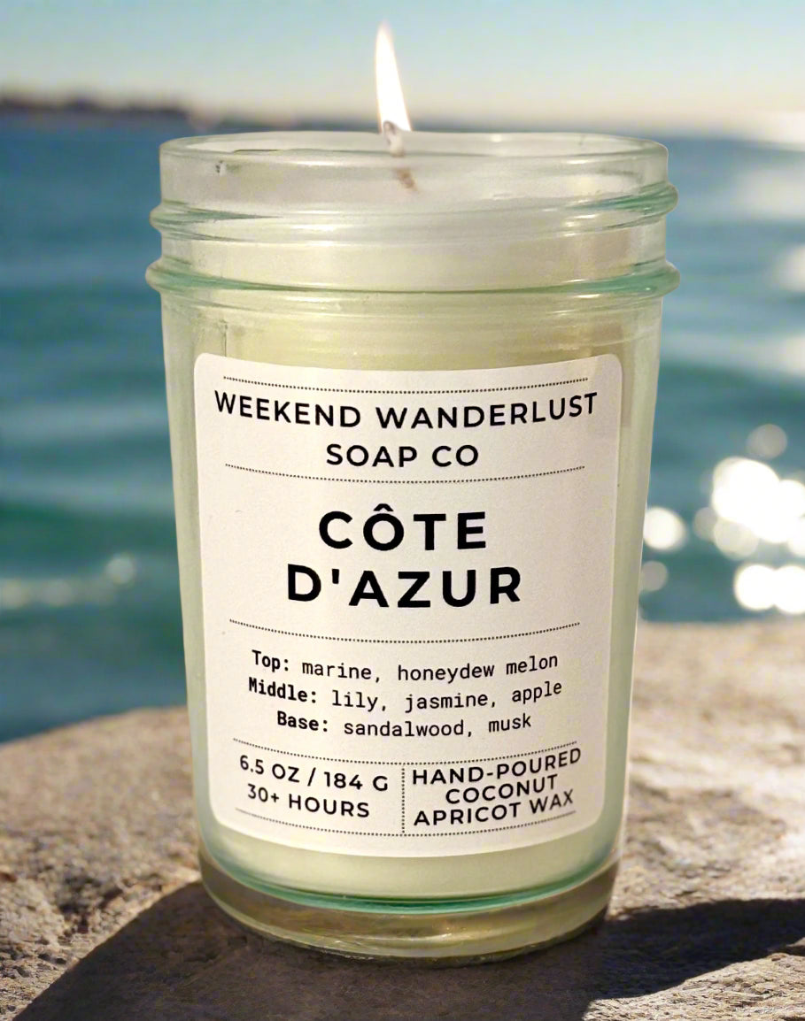 Côte d'Azur candle