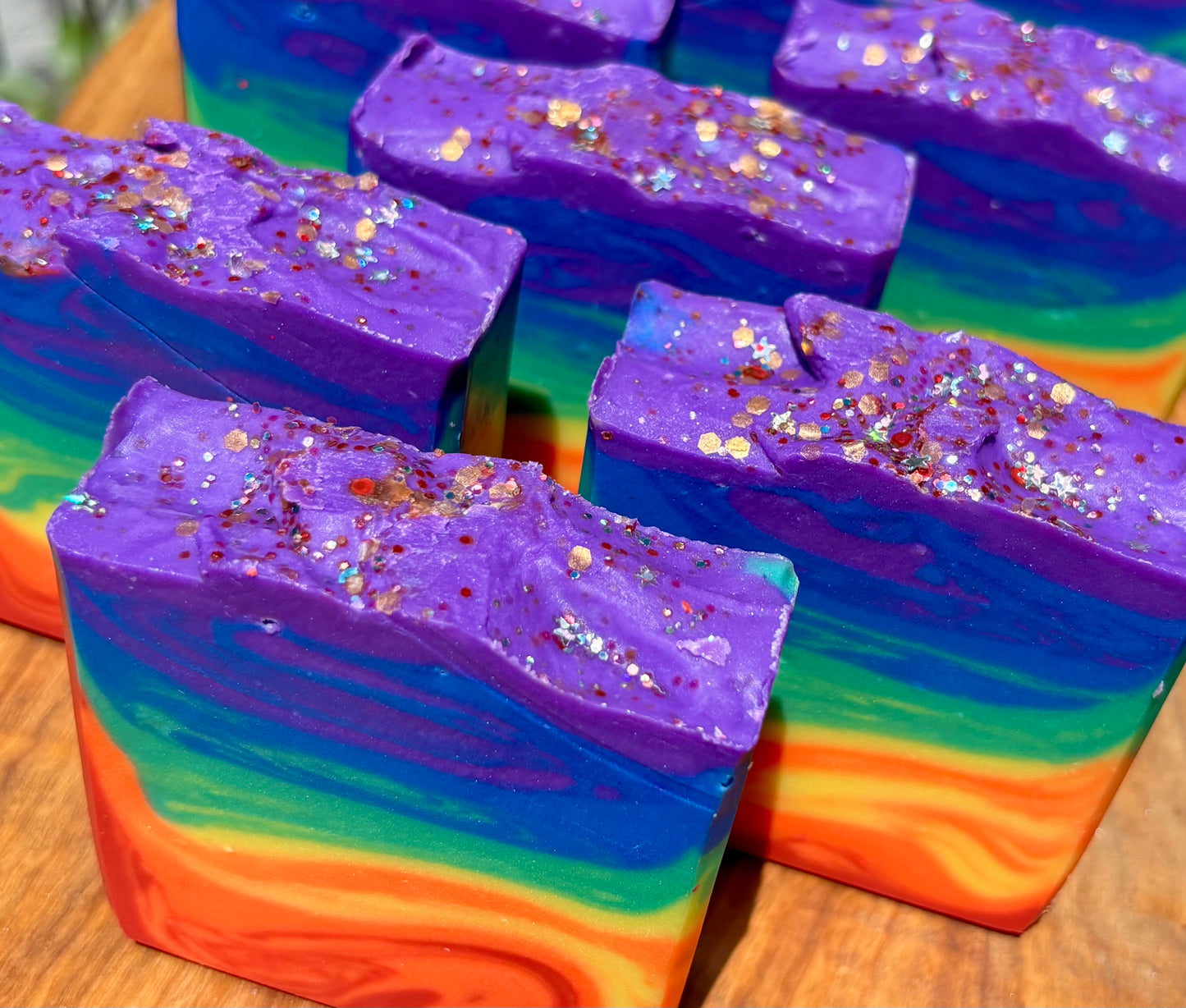 Rainbow Sunset Artisan Soap