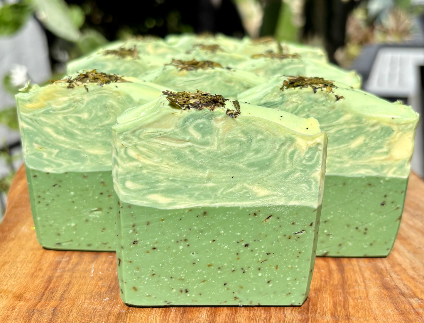 Green Tea Lemongrass Artisan Soap