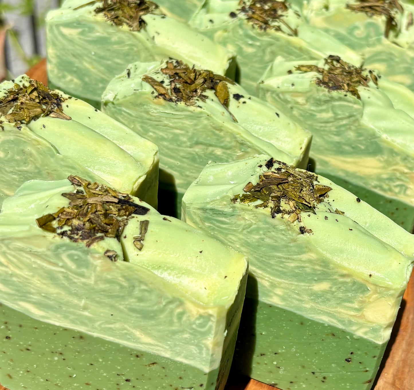 Green Tea Lemongrass Artisan Soap