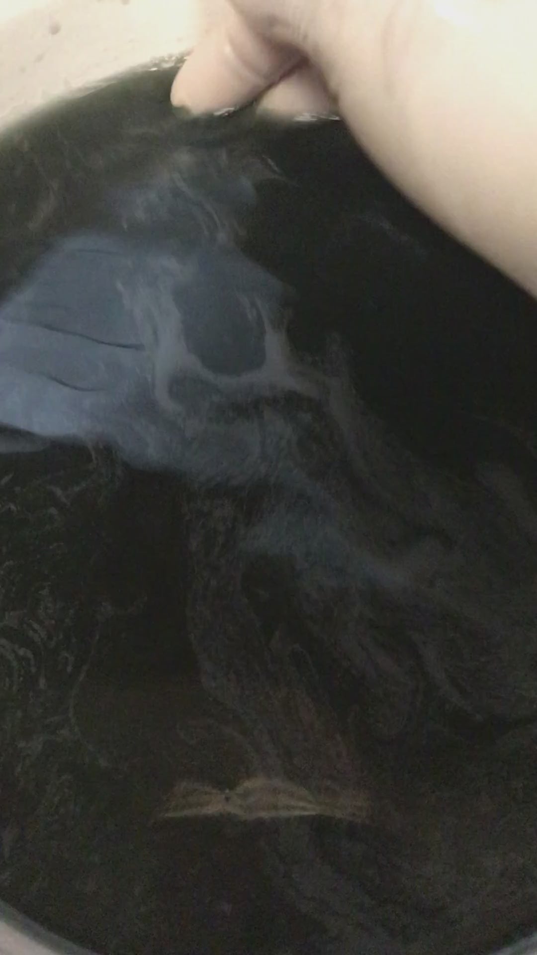Black Bath bomb water color video