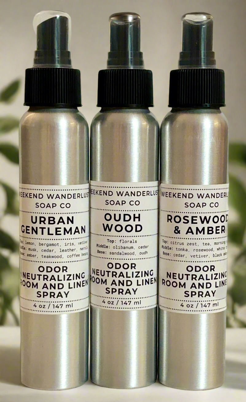 Room and Linen Spray - Odor Neutralizer - Classic Scents