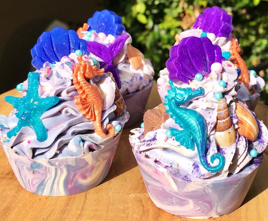 Ocean Life Cupcake Artisan Soap