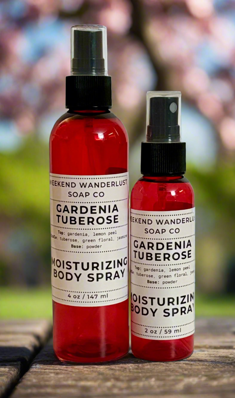 Moisturizing Body Spray Mist - Spring Fragrances