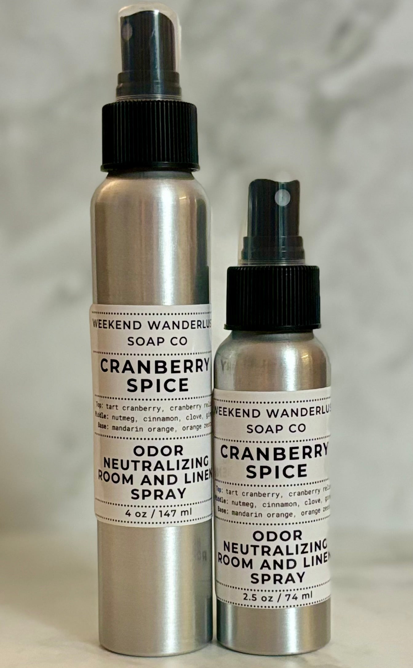 Room and Linen Spray - Odor Neutralizer - Spring Scents