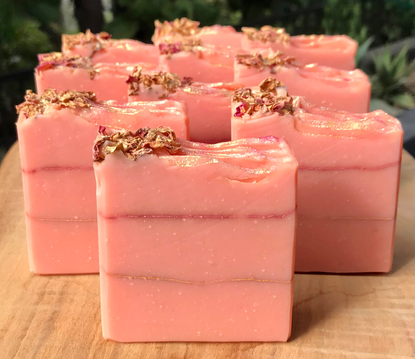 Champagne Mimosa Rose Gold Artisan Soap