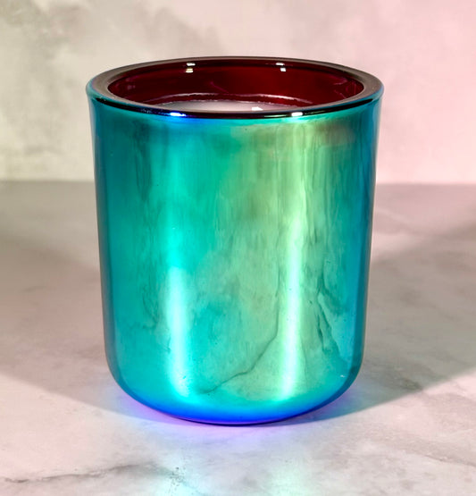 Saharan Sands | Mini Chrome Prism Tumbler Jar Coconut Apricot Wax Candles