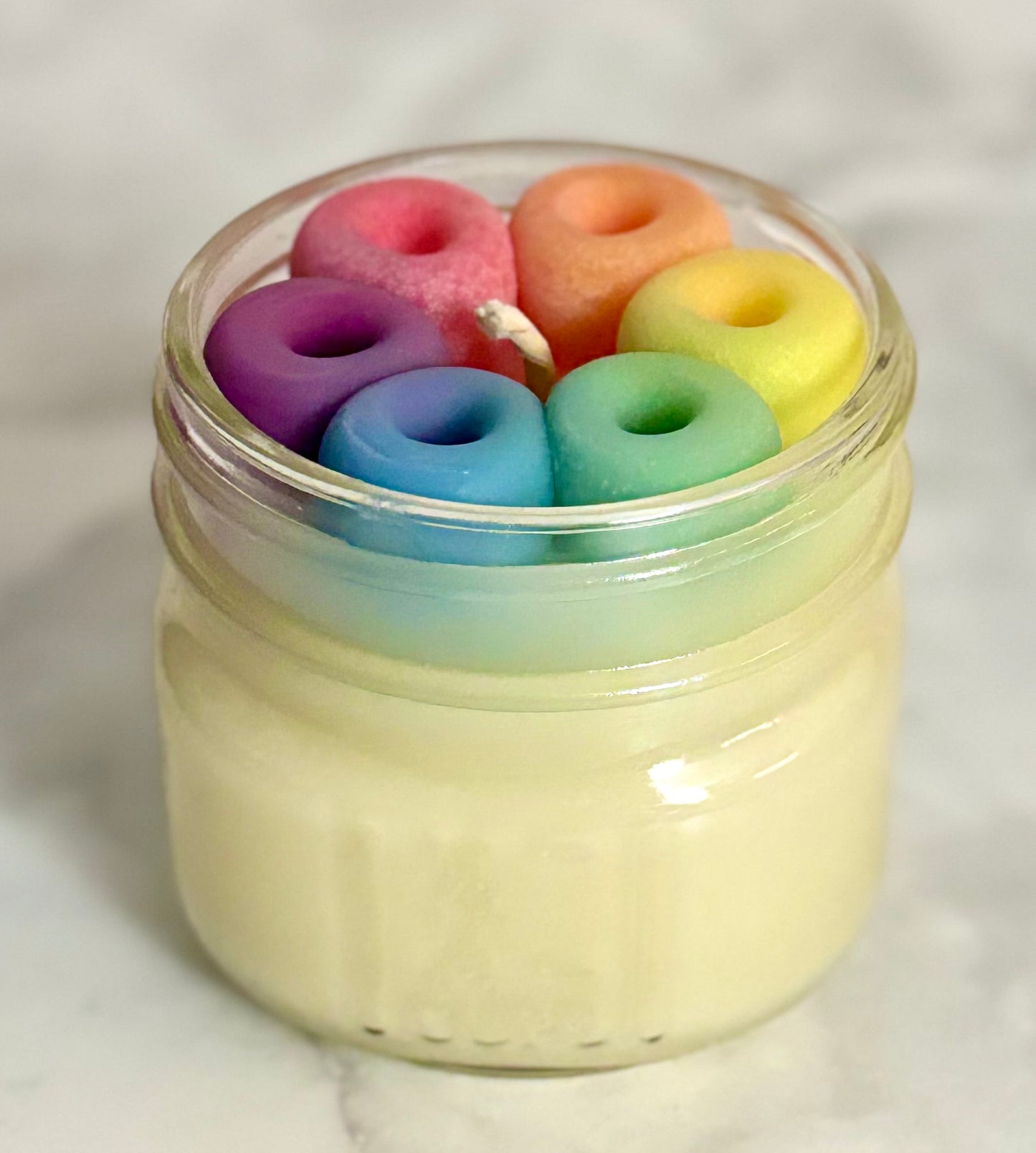 Fruit Loops | Square Mason Jar Soy Candles