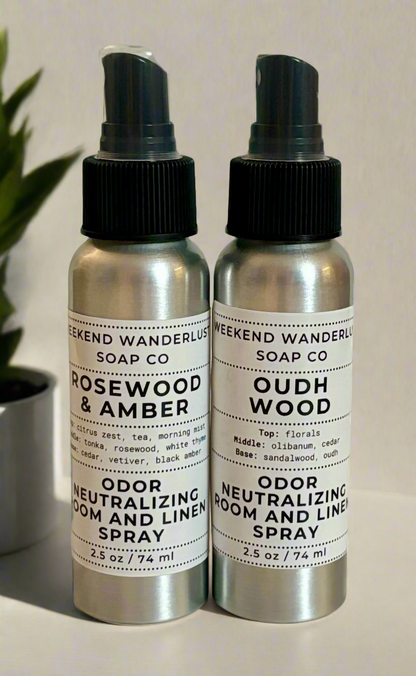 Room and Linen Spray - Odor Neutralizer - Classic Scents