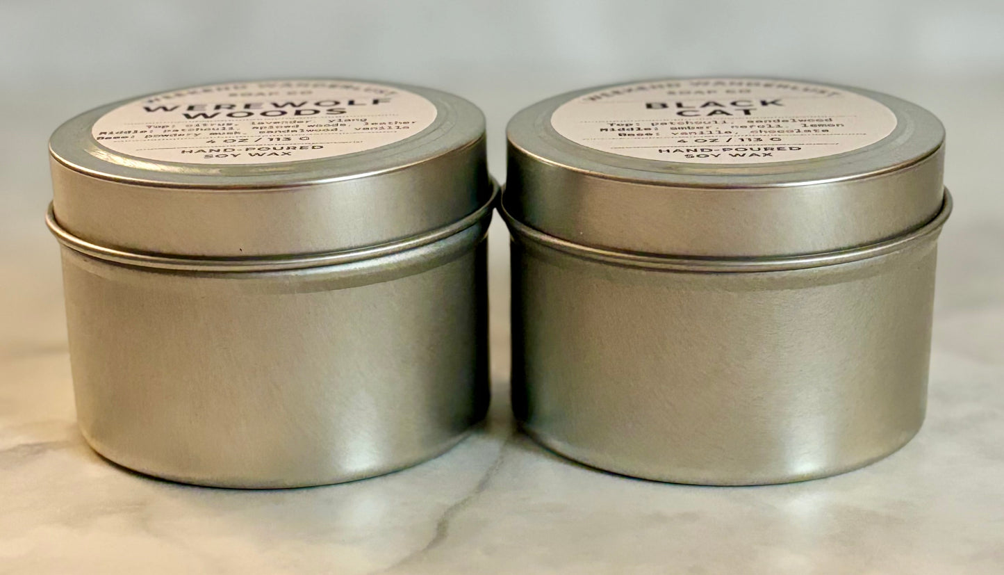 Travel Tin Soy Candles