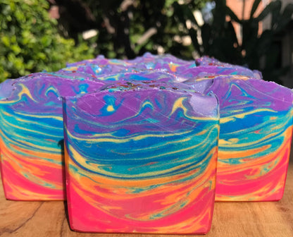 Rainbow Sunset Artisan Soap