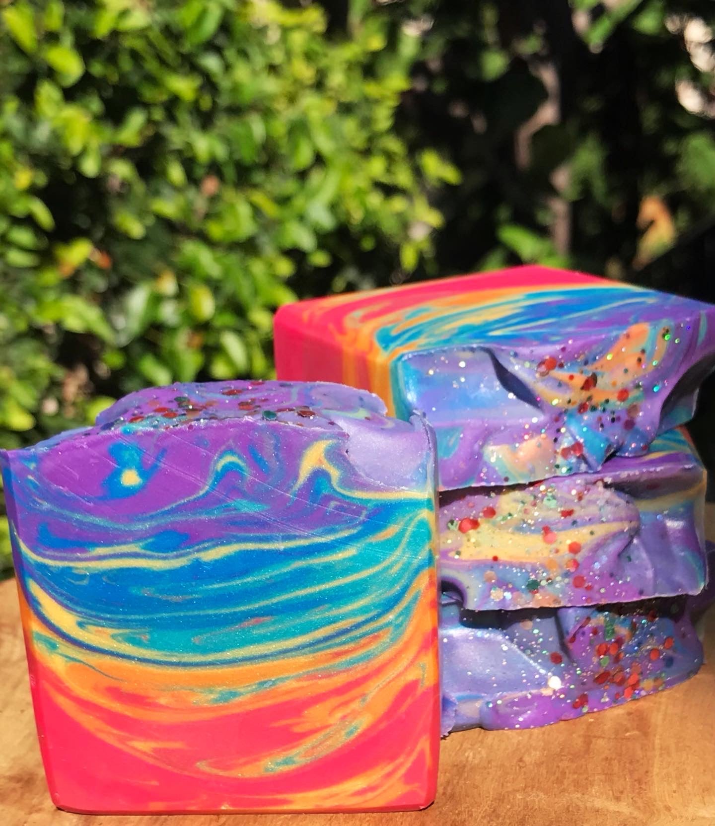 Rainbow Sunset Artisan Soap