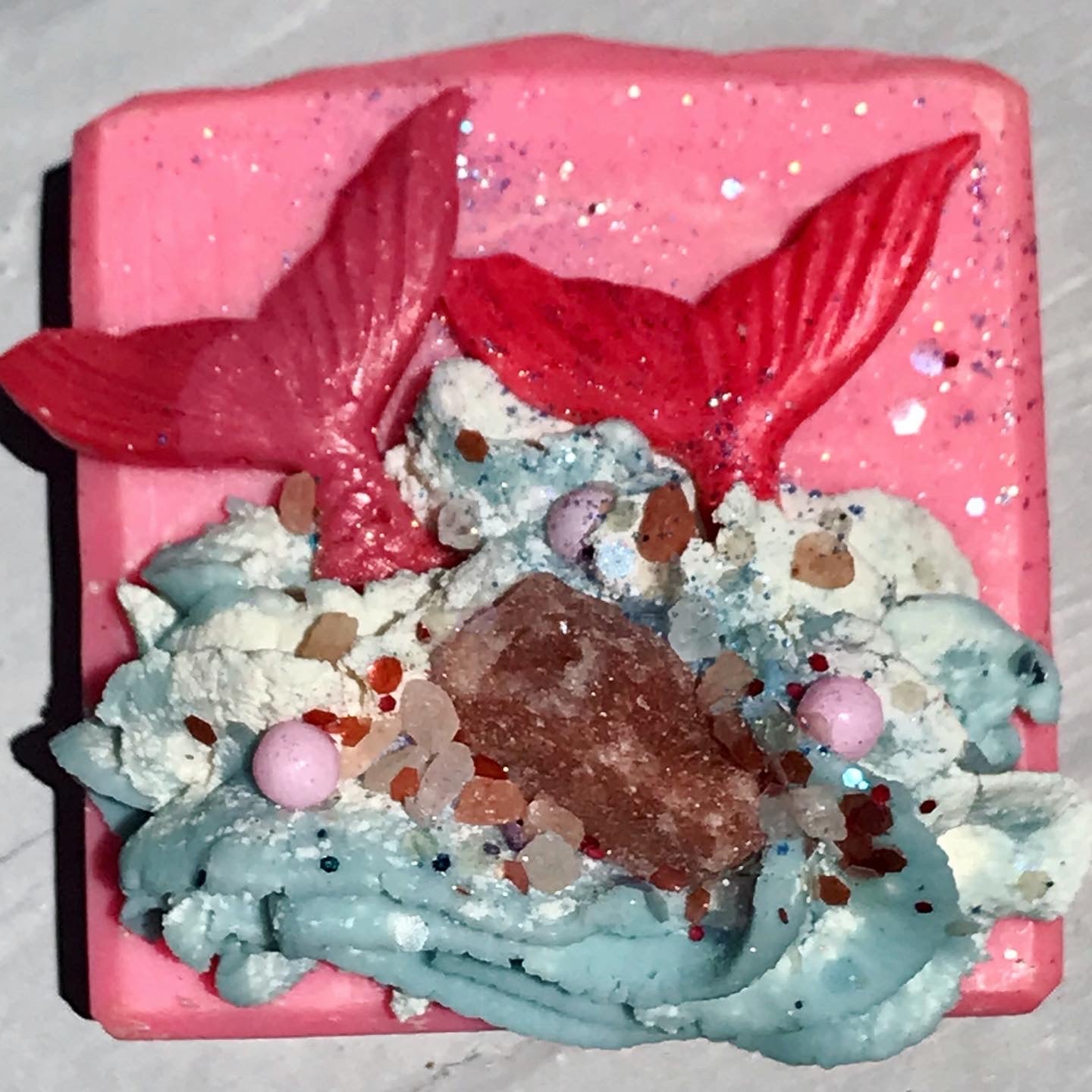 Pretty in Pink Mermaid Fancy Artisan Soap